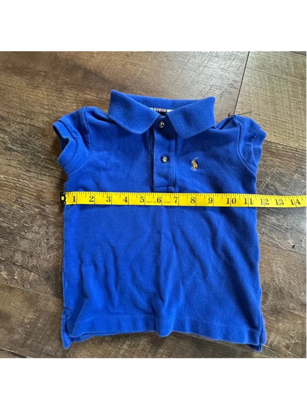 Boys Ralph Lauren Polo Shirt Size 3/3T Blue Summer